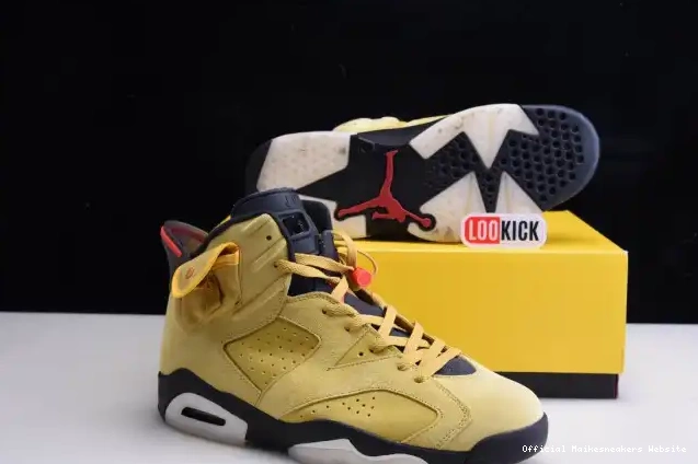 Official Maikesneakers 6 TRAVIS SCOTT YELLOW X AIR CN1084-300 JORDAN 0416